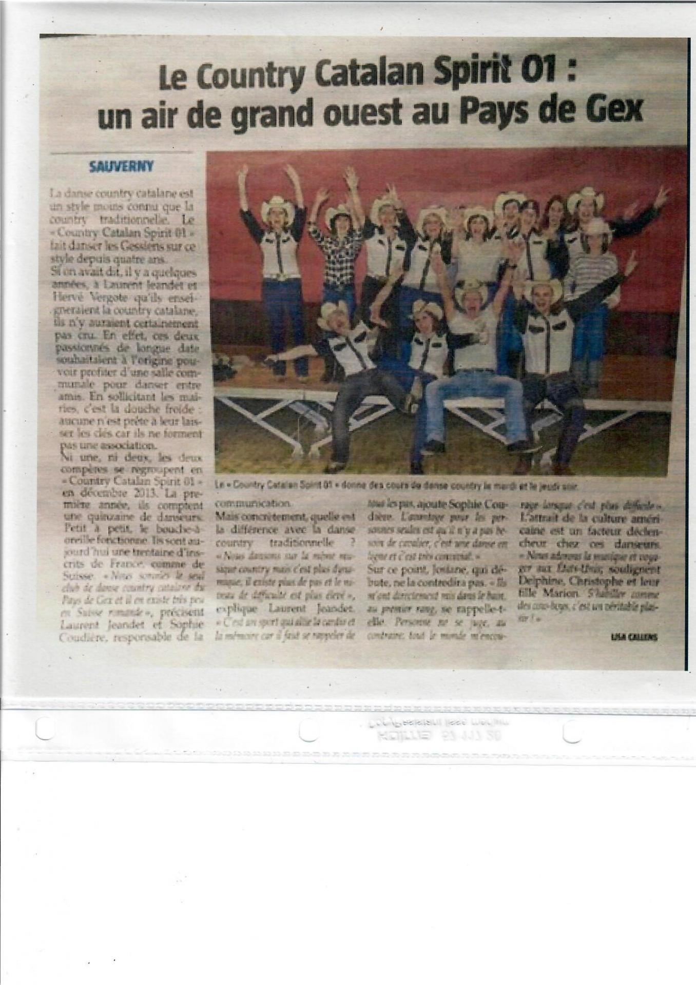 Article le pays gessien 2017